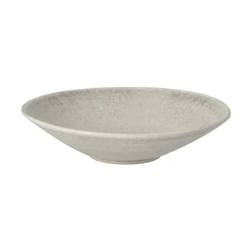 Piatto per pasta Terra - Beige in gres, Ø22,5 cm - Scandi Living