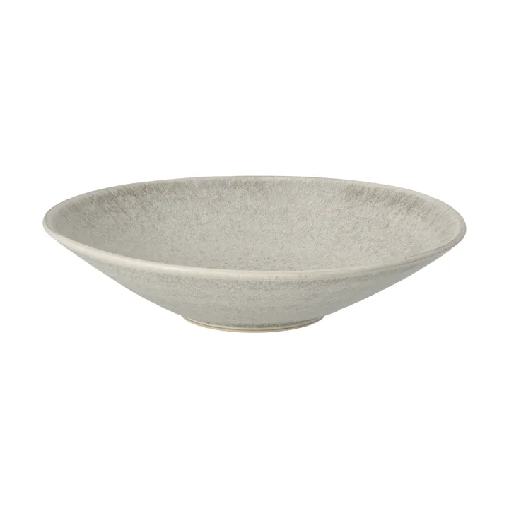 Piatto per pasta Terra - Beige in gres, Ø22,5 cm - Scandi Living