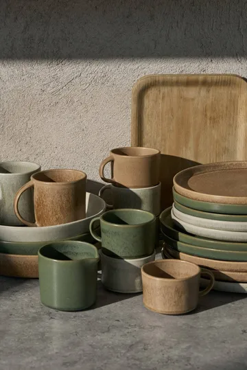 Piatto piano Clay - Beige, Ø26 cm - Scandi Living