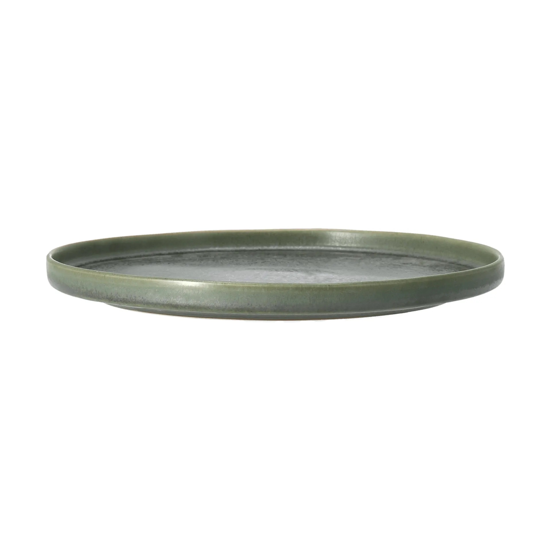 Piatto piano Clay, Verde, Ø26 cm Scandi Living