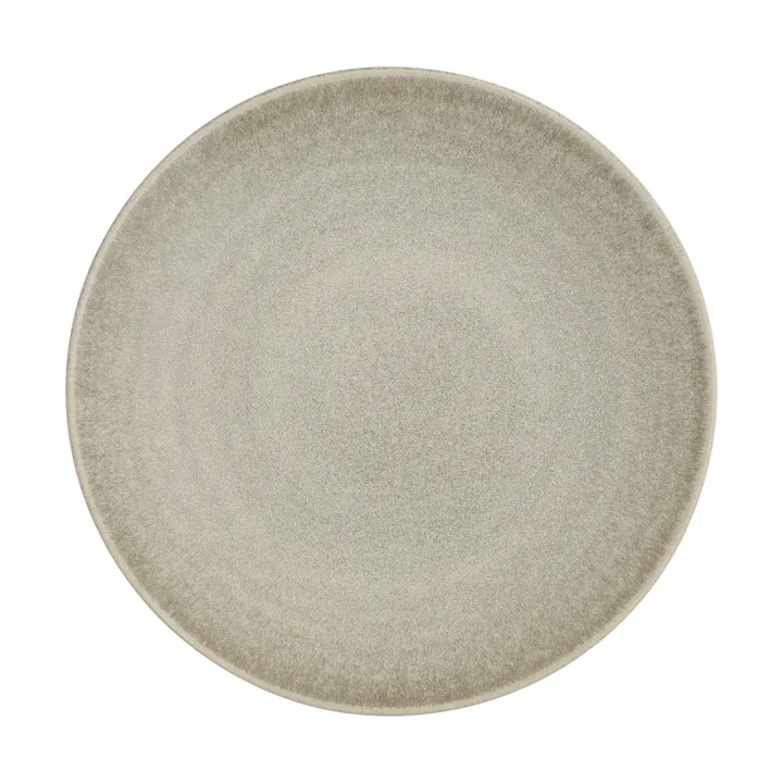 Piatto piano Terra - Beige in gres, Ø26,5 cm - Scandi Living