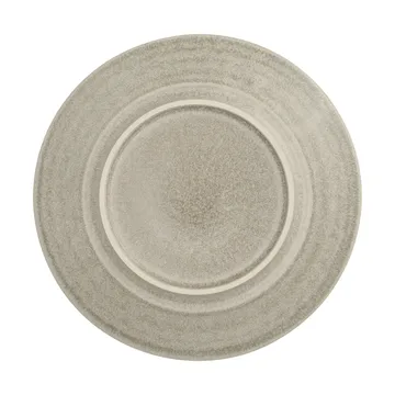 Piatto piano Terra - Beige in gres, Ø26,5 cm - Scandi Living