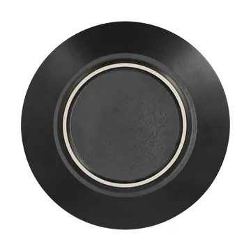 Piatto piano Terra - Nero in gres, Ø26,5 cm - Scandi Living