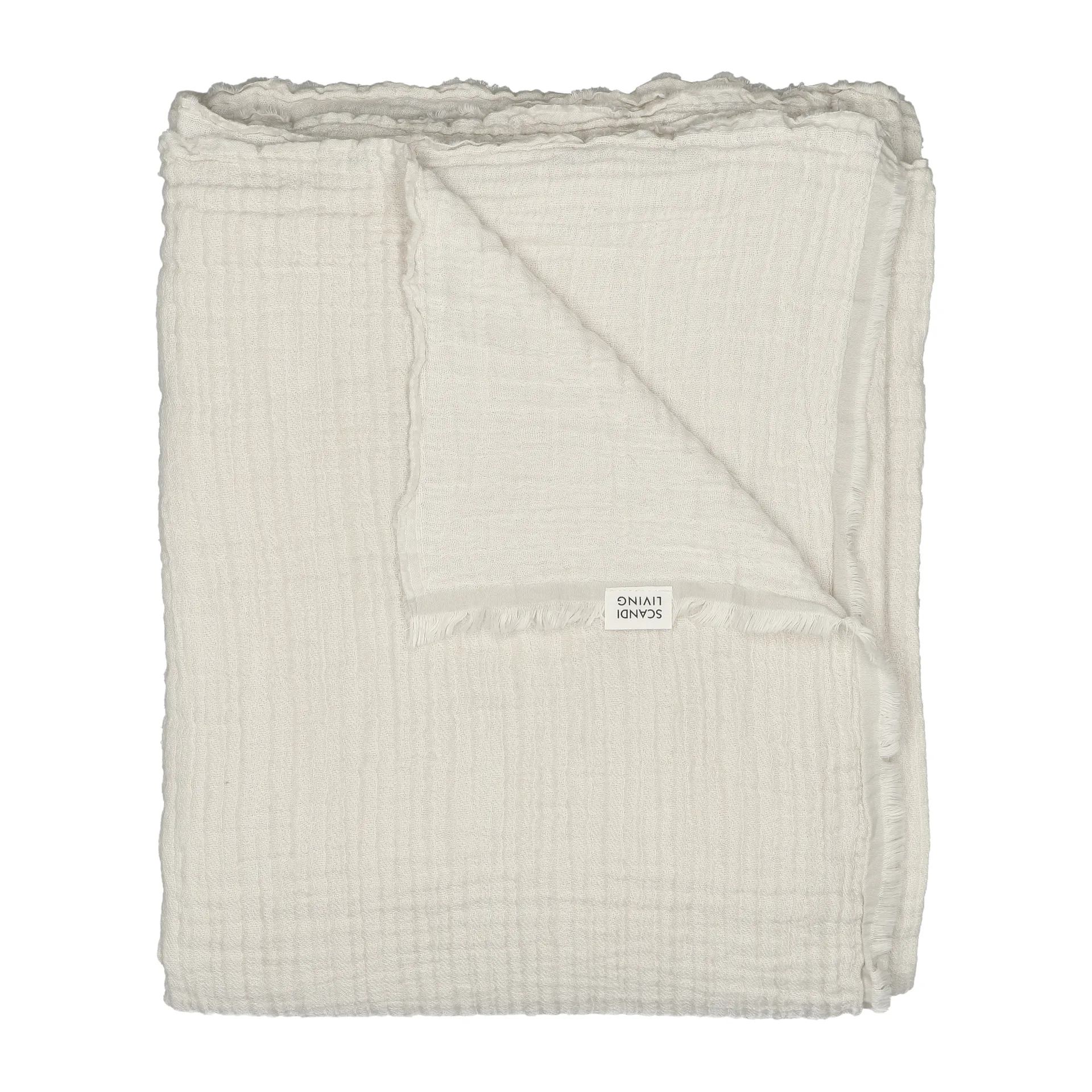 Plaid Breeze 160x260cm, Off white Scandi Living