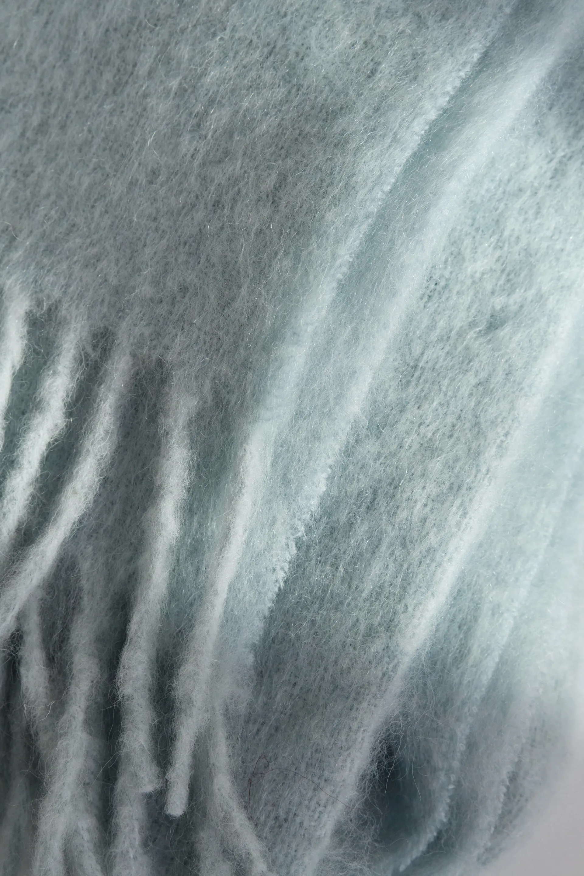 Plaid Dune mohair 130x170 cm, Ice blue Scandi Living