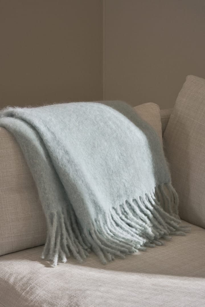 Plaid Dune mohair 130x170 cm, Ice blue Scandi Living