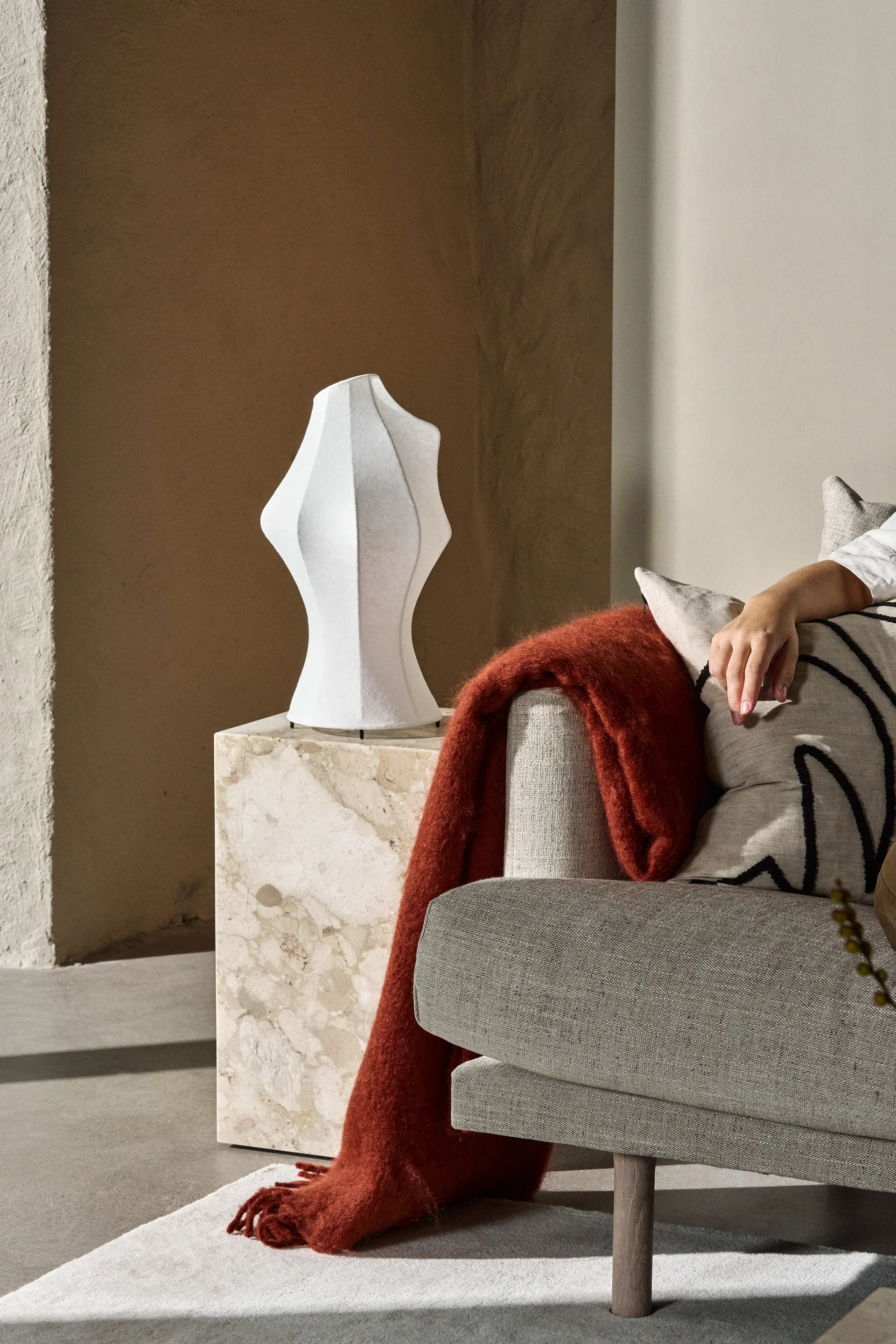 Plaid Dune mohair 130x170 cm, Sienna Scandi Living
