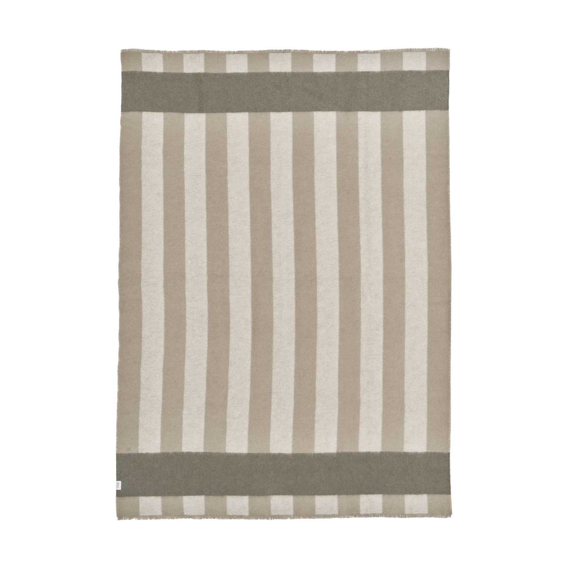 Plaid in lana Aisles 130x180 cm, Beige Scandi Living