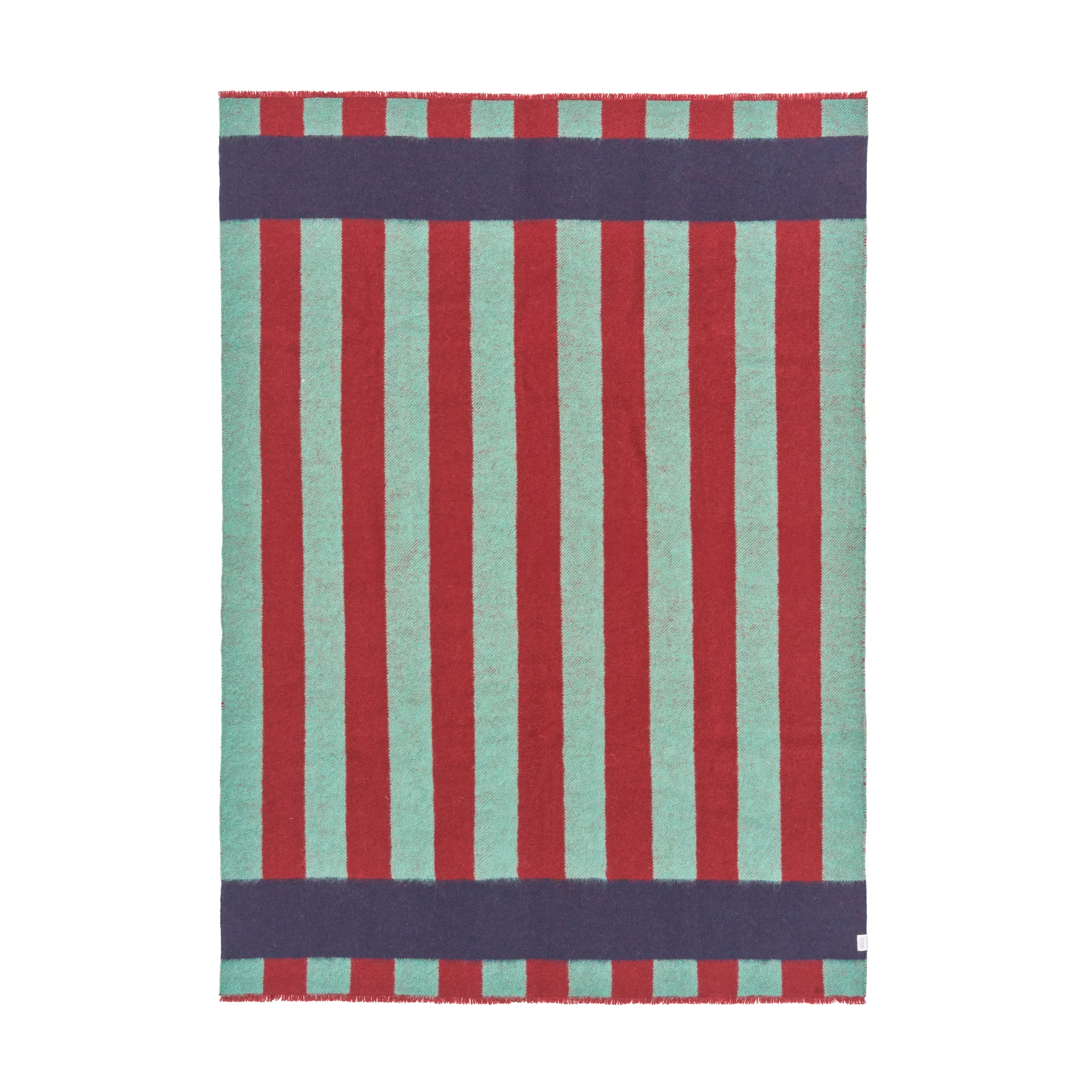 Plaid in lana Aisles 130x180 cm, Verde Scandi Living