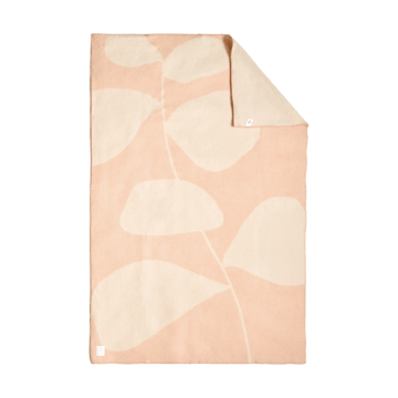 Plaid in lana Leaf 130x180 cm - Pesca - Scandi Living