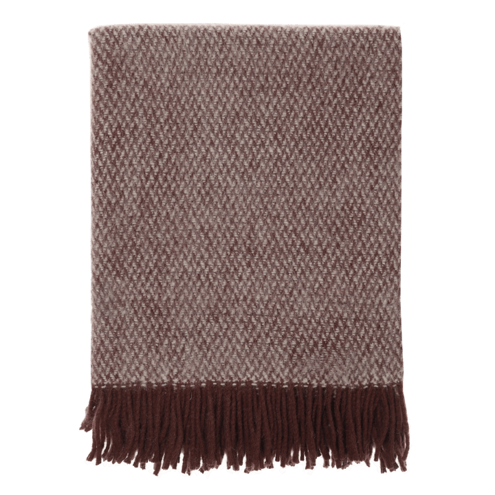 Plaid in lana Sandstone 130x180 cm - Bordeaux - Scandi Living