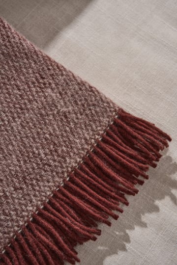 Plaid in lana Sandstone 130x180 cm - Bordeaux - Scandi Living
