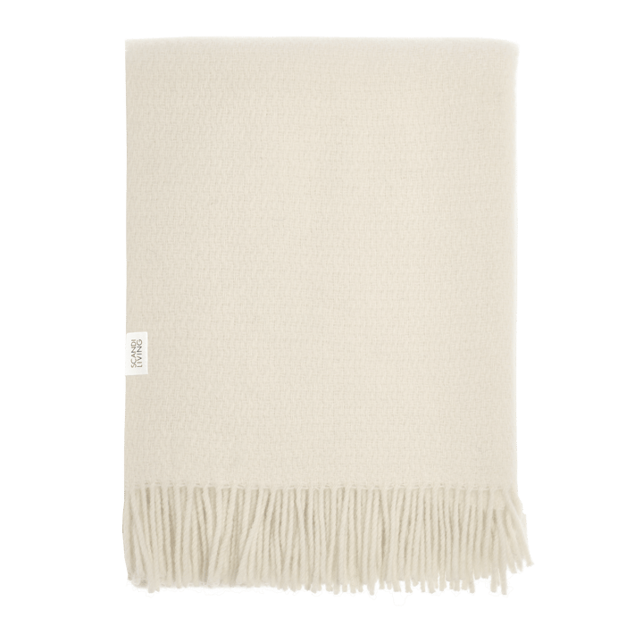 Plaid in lana Sandstone 130x180 cm - Crema - Scandi Living