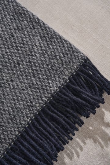 Plaid in lana Sandstone 130x180 cm - Indigo blu - Scandi Living