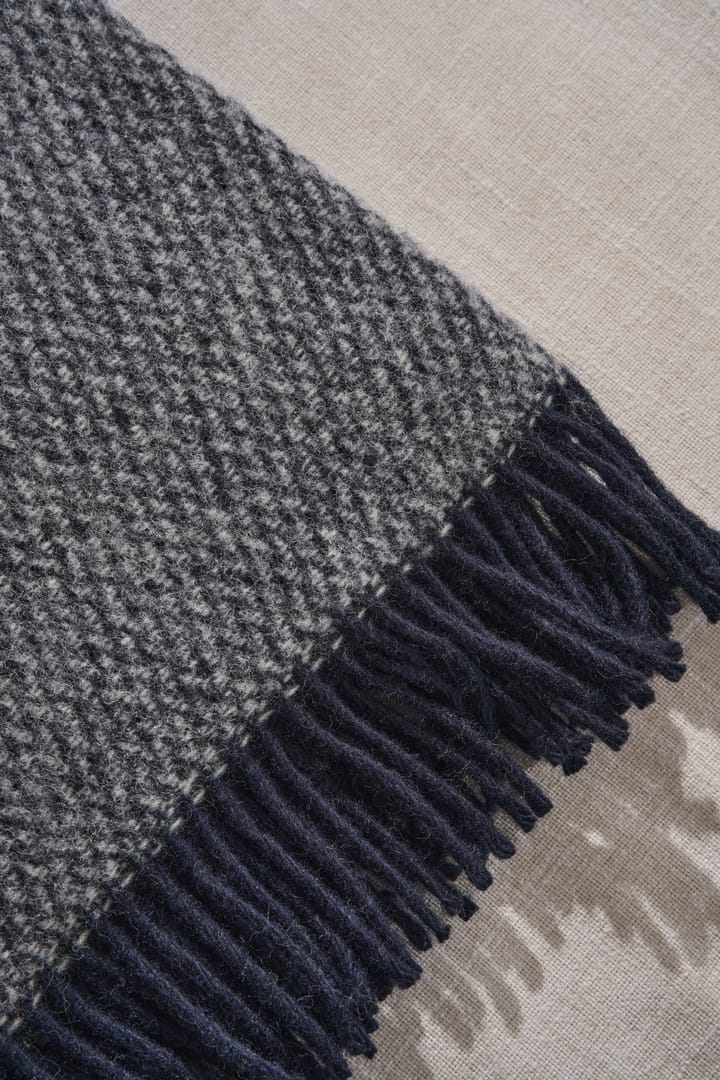 Plaid in lana Sandstone 130x180 cm, Indigo blu Scandi Living