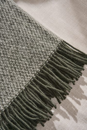 Plaid in lana Sandstone 130x180 cm - Khaki verde - Scandi Living