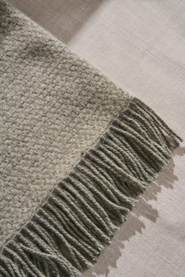 Plaid in lana Sandstone 130x180 cm - Sage Melange - Scandi Living