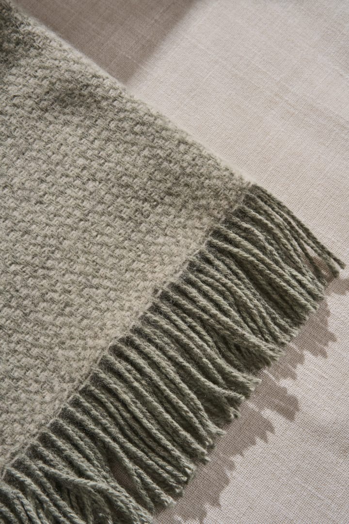 Plaid in lana Sandstone 130x180 cm, Sage Melange Scandi Living