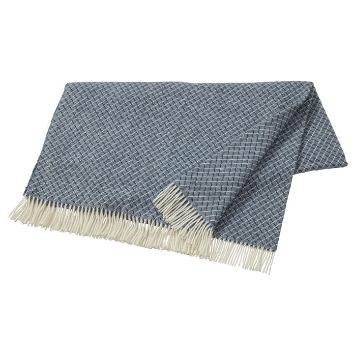 Plaid in lana Wicker - blu scuro - Scandi Living