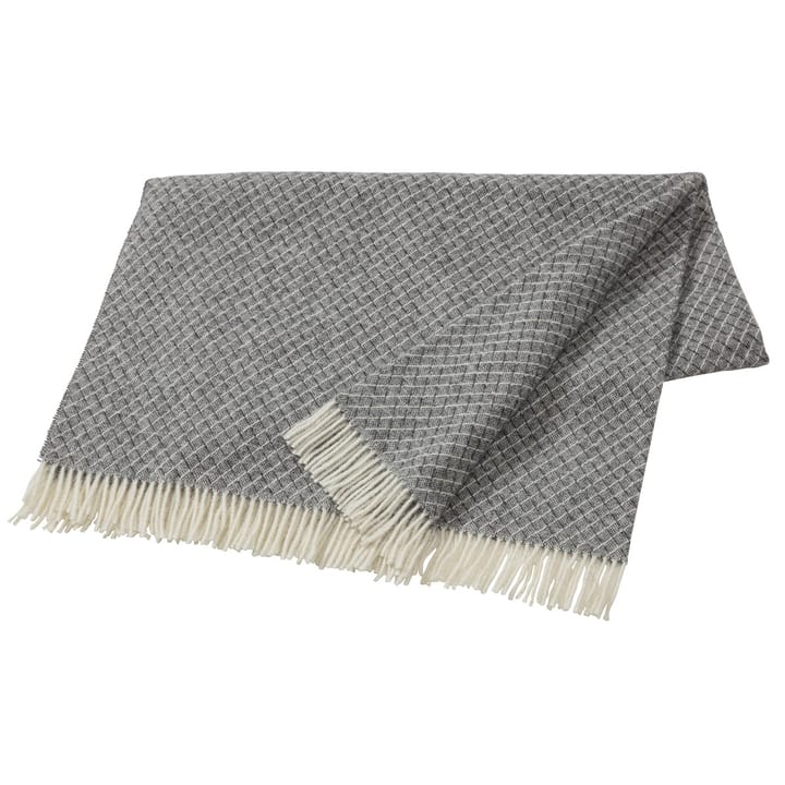 Plaid in lana Wicker - grigio - Scandi Living