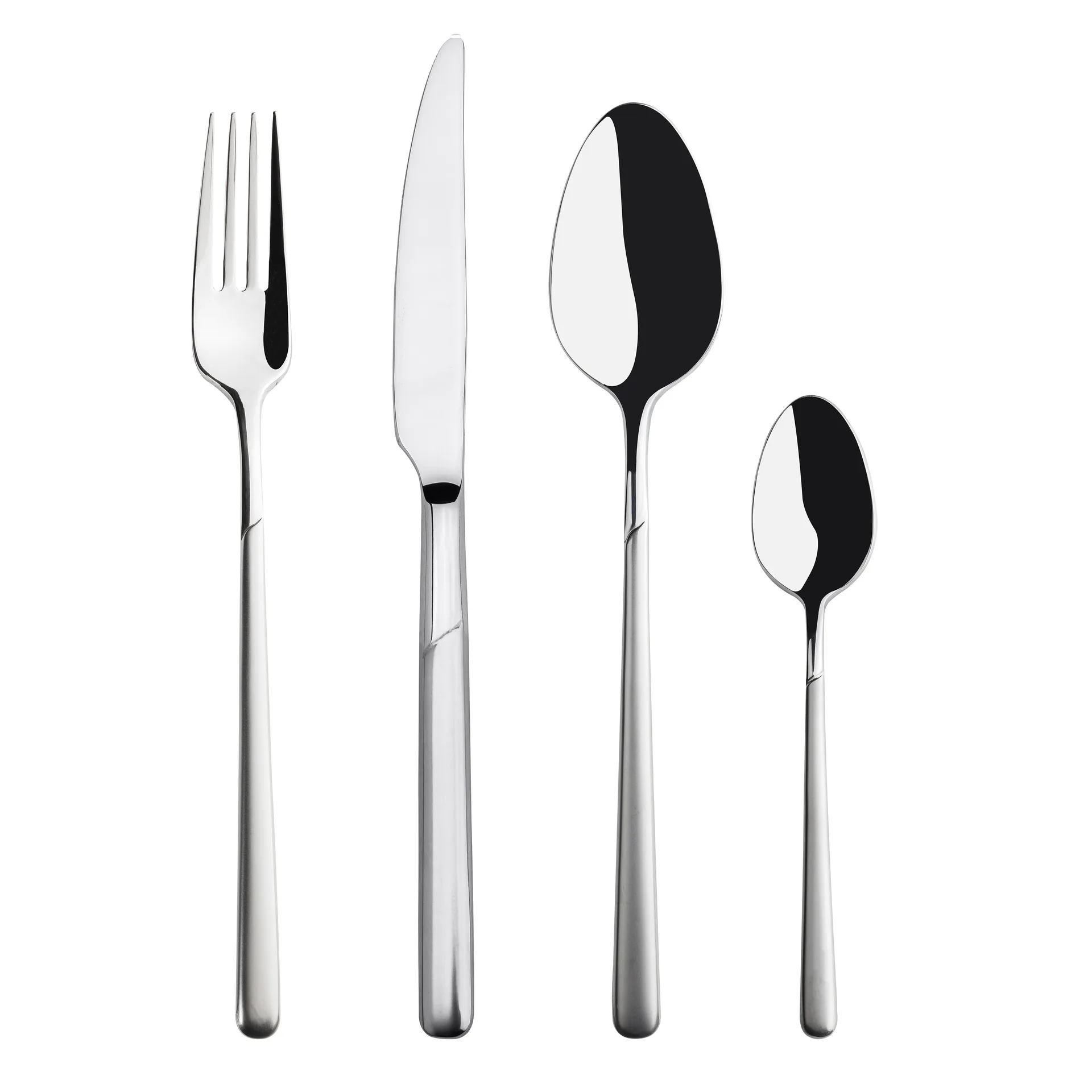 Posate Frost 24 pezzi, Acciaio inossidabile Scandi Living