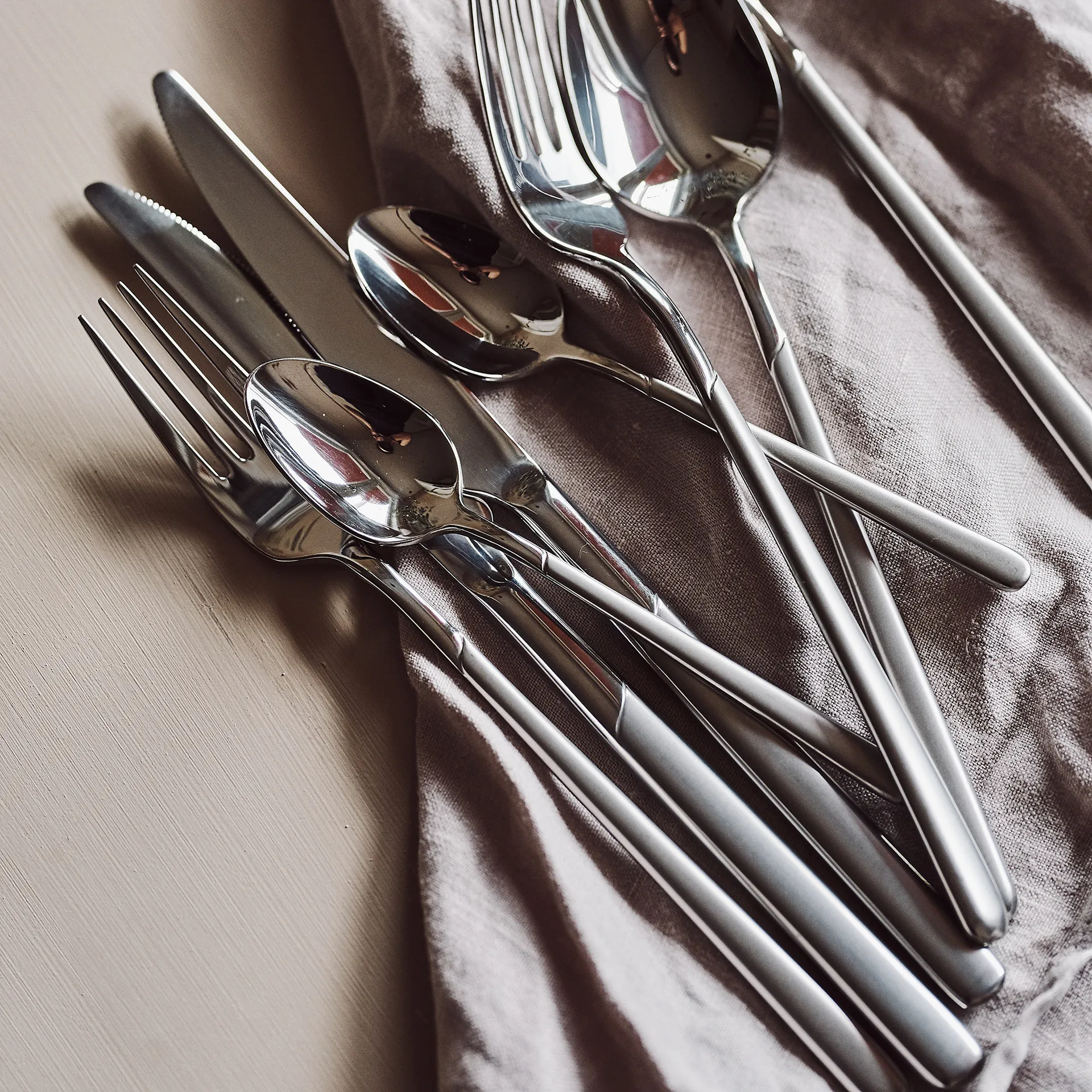 Posate Frost 24 pezzi, Acciaio inossidabile Scandi Living
