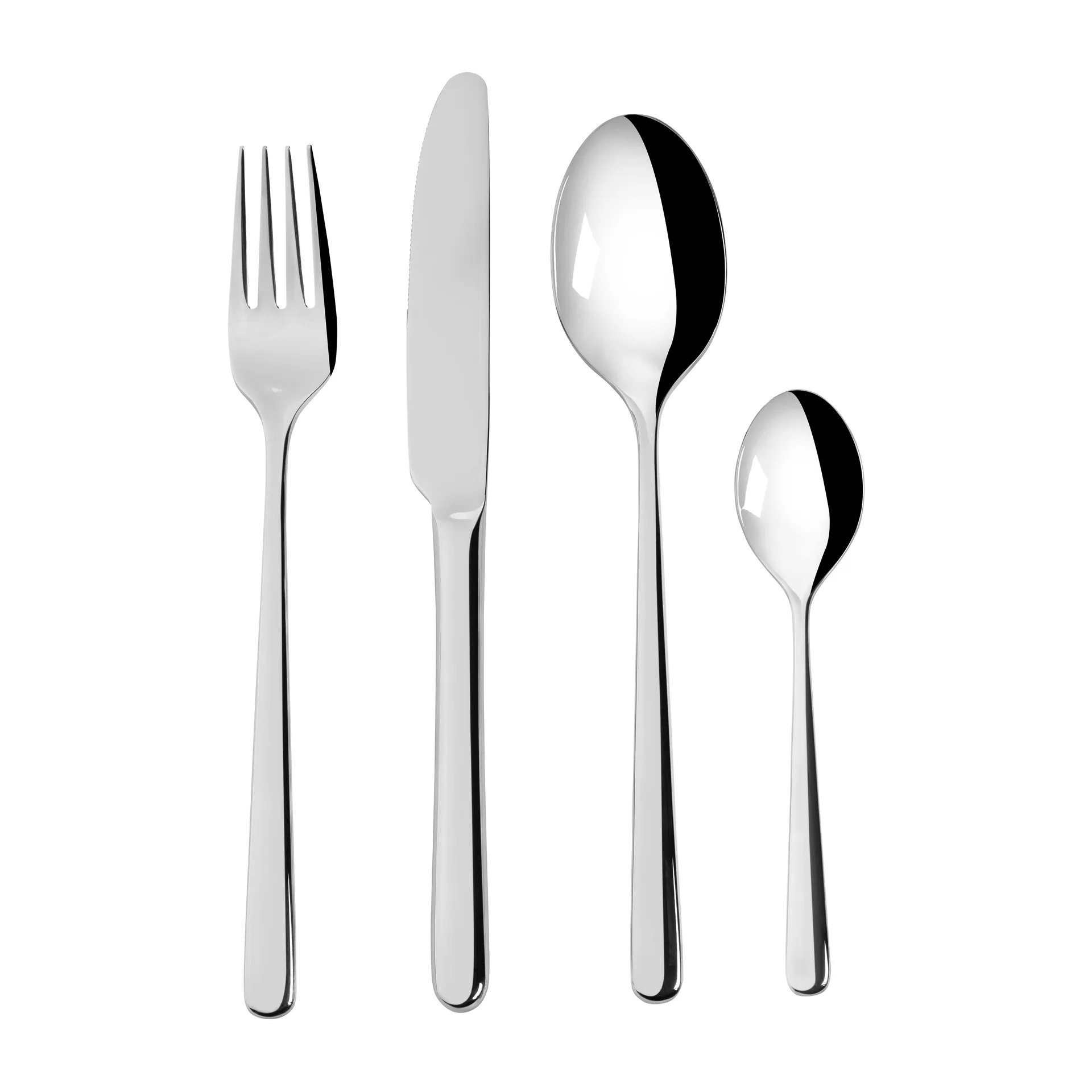 Posate Polar 24 pezzi, Acciaio inossidabile Scandi Living
