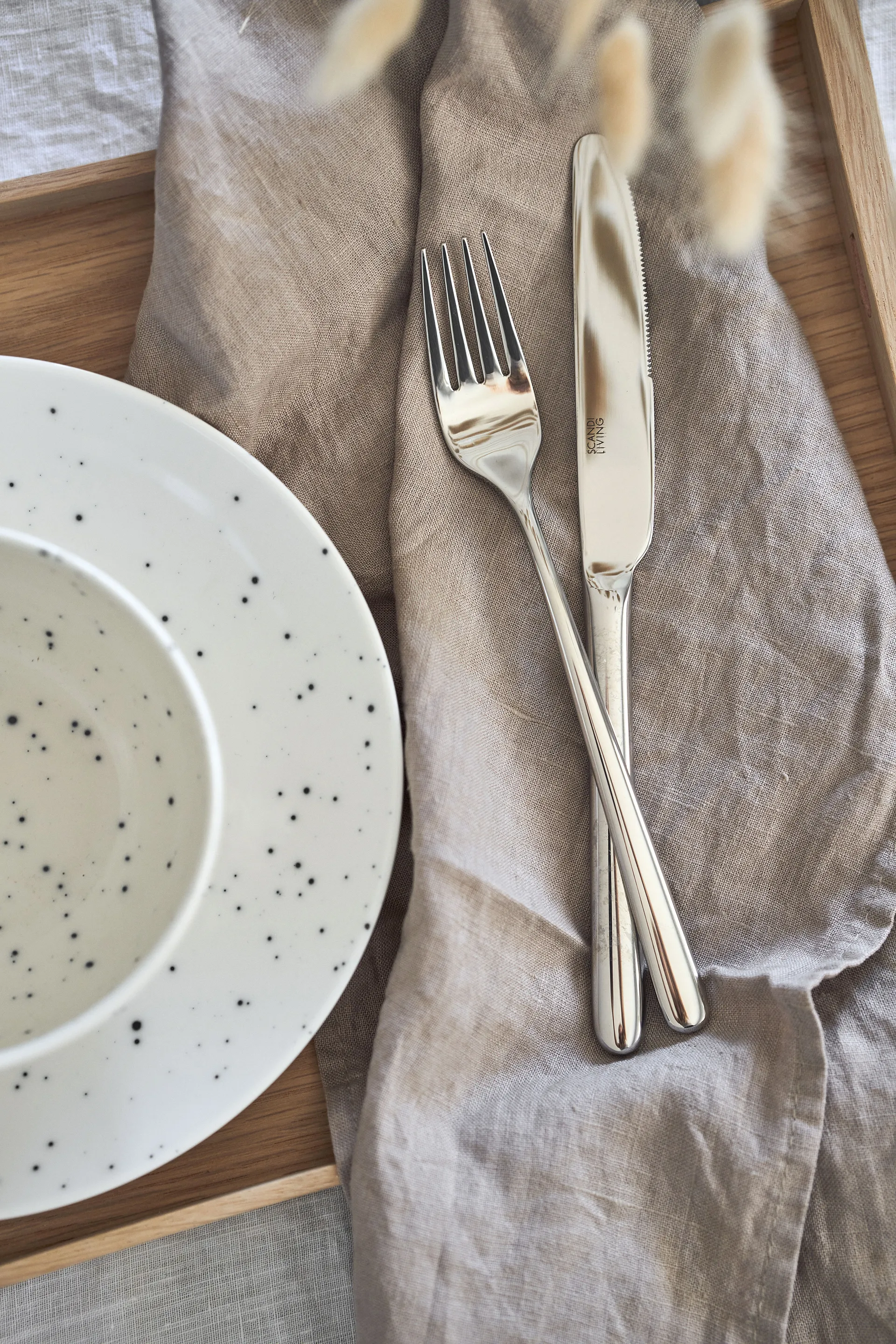 Posate Polar 24 pezzi, Acciaio inossidabile Scandi Living