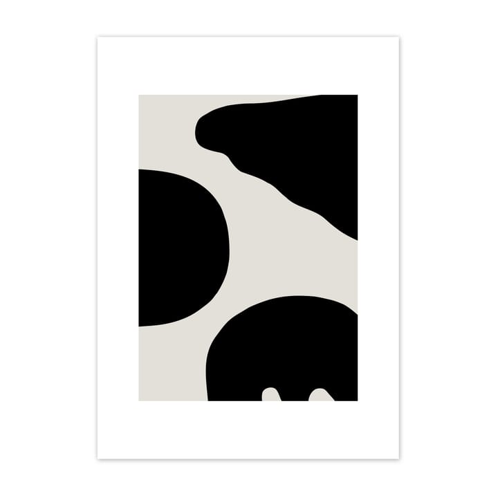 Poster Contour grigio - 30x40 cm - Scandi Living