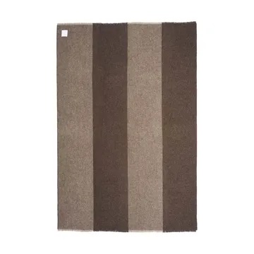 Row plaid in lana a righe - Marrone, 120x185 cm - Scandi Living