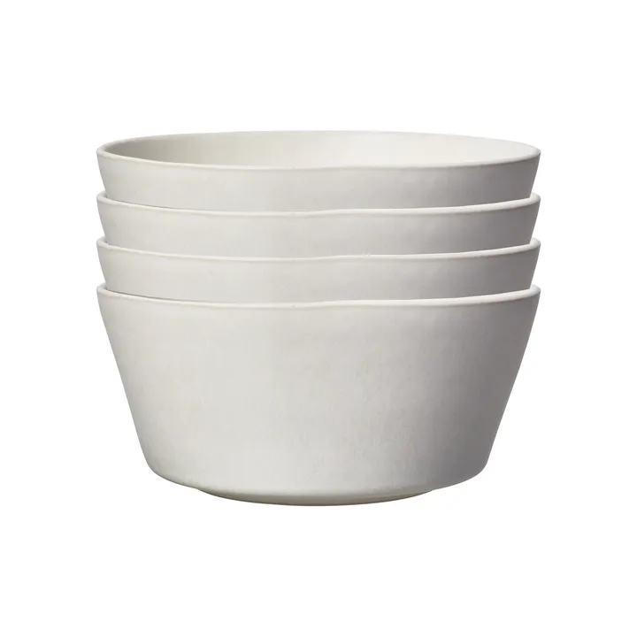 Sandsbro ciotola bianco sporco, Ø15 cm, set da 4 - Scandi Living