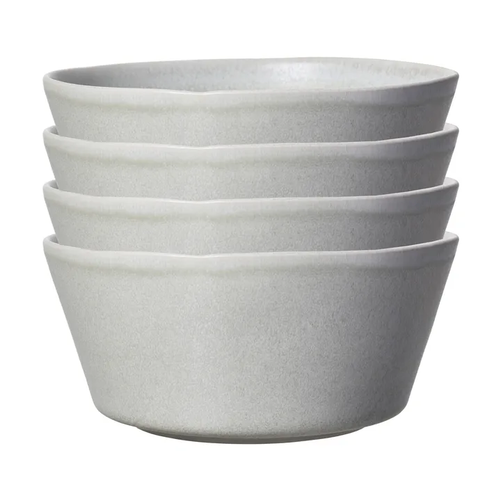 Sandsbro ciotola grigio chiaro, Ø15 cm, set da 4 - Scandi Living