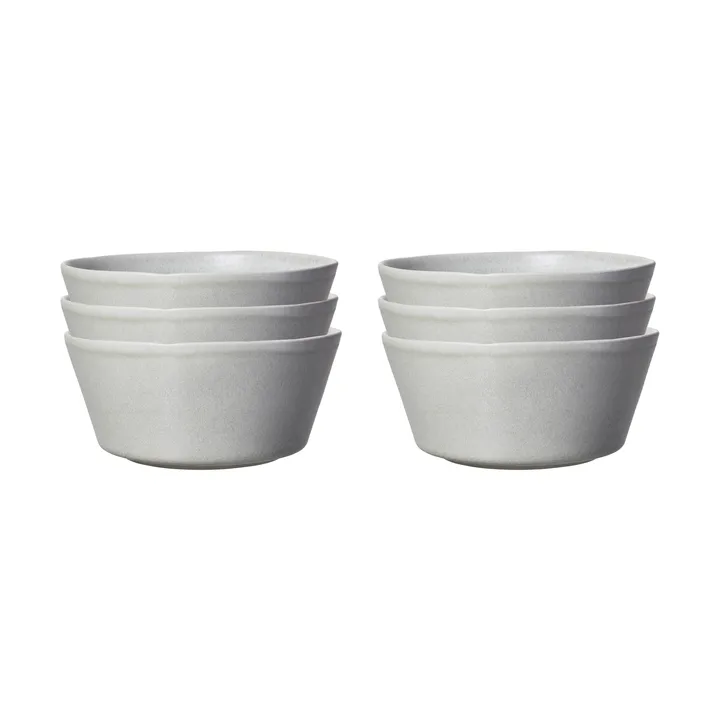 Sandsbro ciotola grigio chiaro, Ø15 cm, set da 6 - Scandi Living