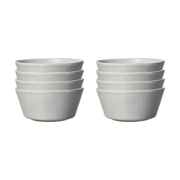 Sandsbro ciotola grigio chiaro, Ø15 cm, set da 8 - Scandi Living