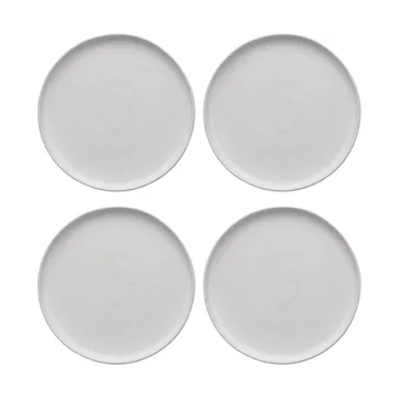 Sandsbro piattino bianco sporco, Ø20 cm, set da 4 - Scandi Living