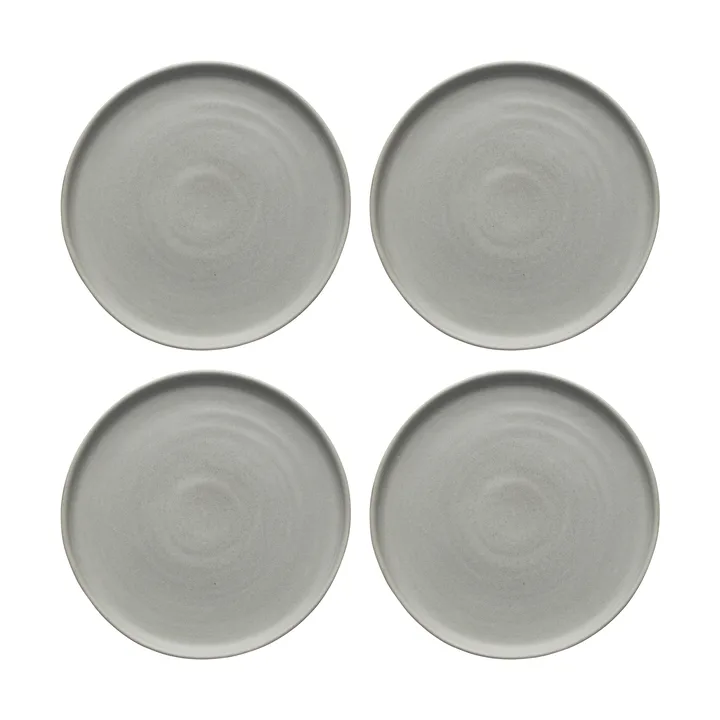 Sandsbro piattino grigio chiaro, Ø20 cm, set da 4 - Scandi Living