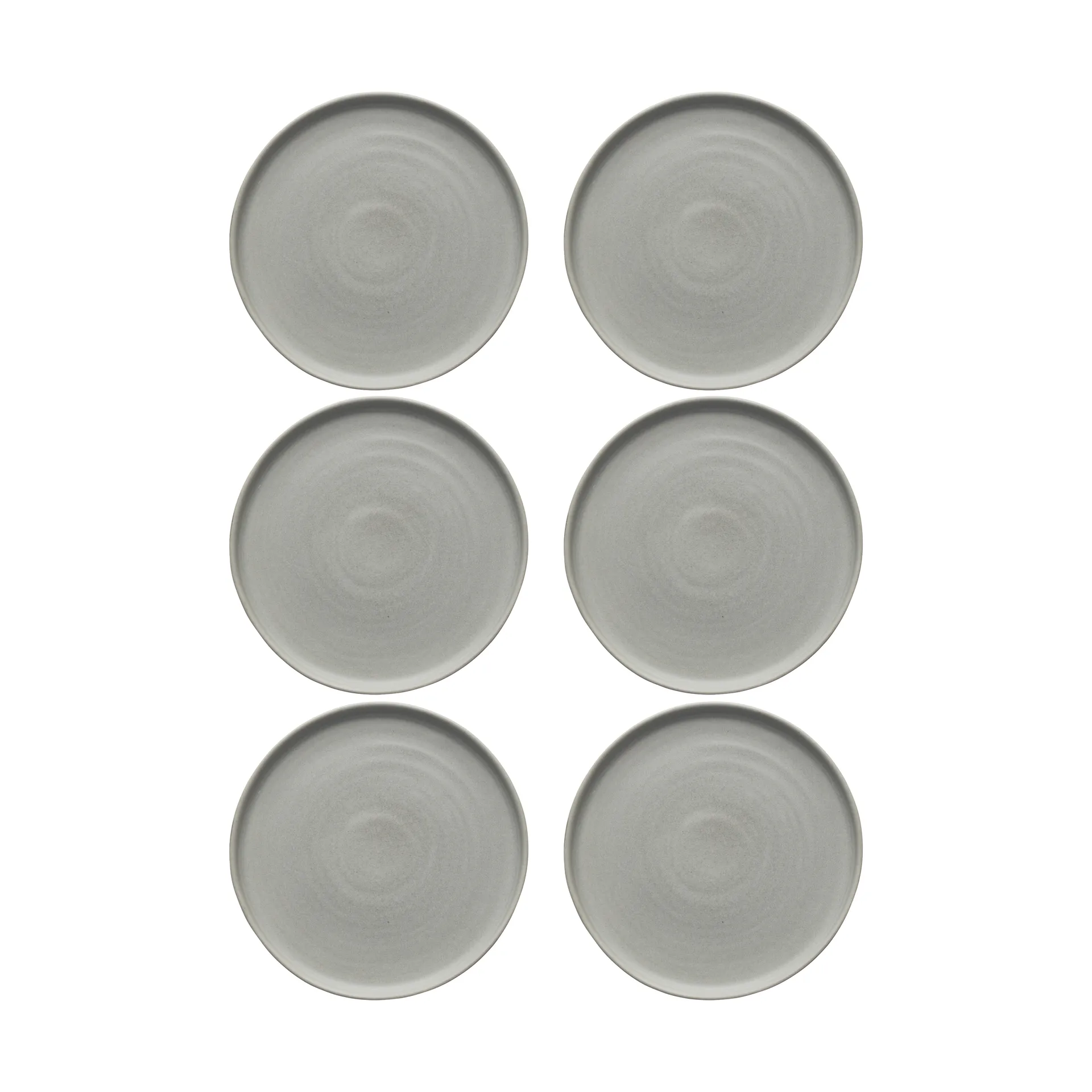 Sandsbro piattino grigio chiaro, Ø20 cm, set da 6,  Scandi Living