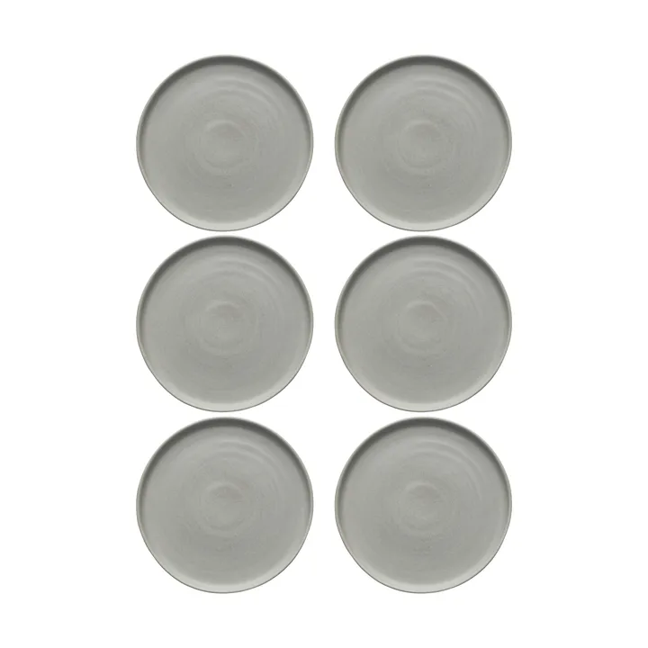 Sandsbro piattino grigio chiaro, Ø20 cm, set da 6 - Scandi Living