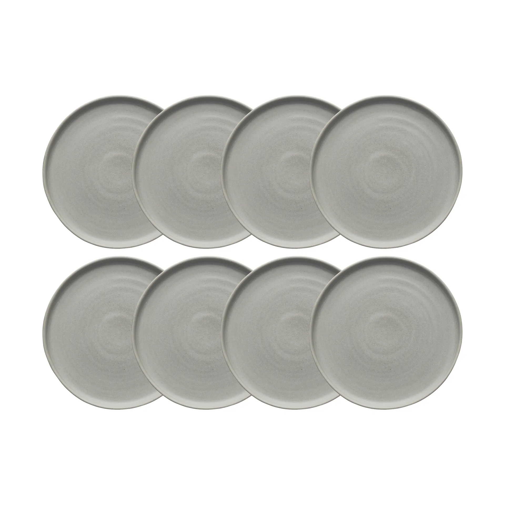 Sandsbro piattino grigio chiaro, Ø20 cm, set da 8,  Scandi Living