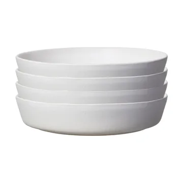 Sandsbro piatto pasta bianco sporco, Ø23 cm, set da 4 - Scandi Living