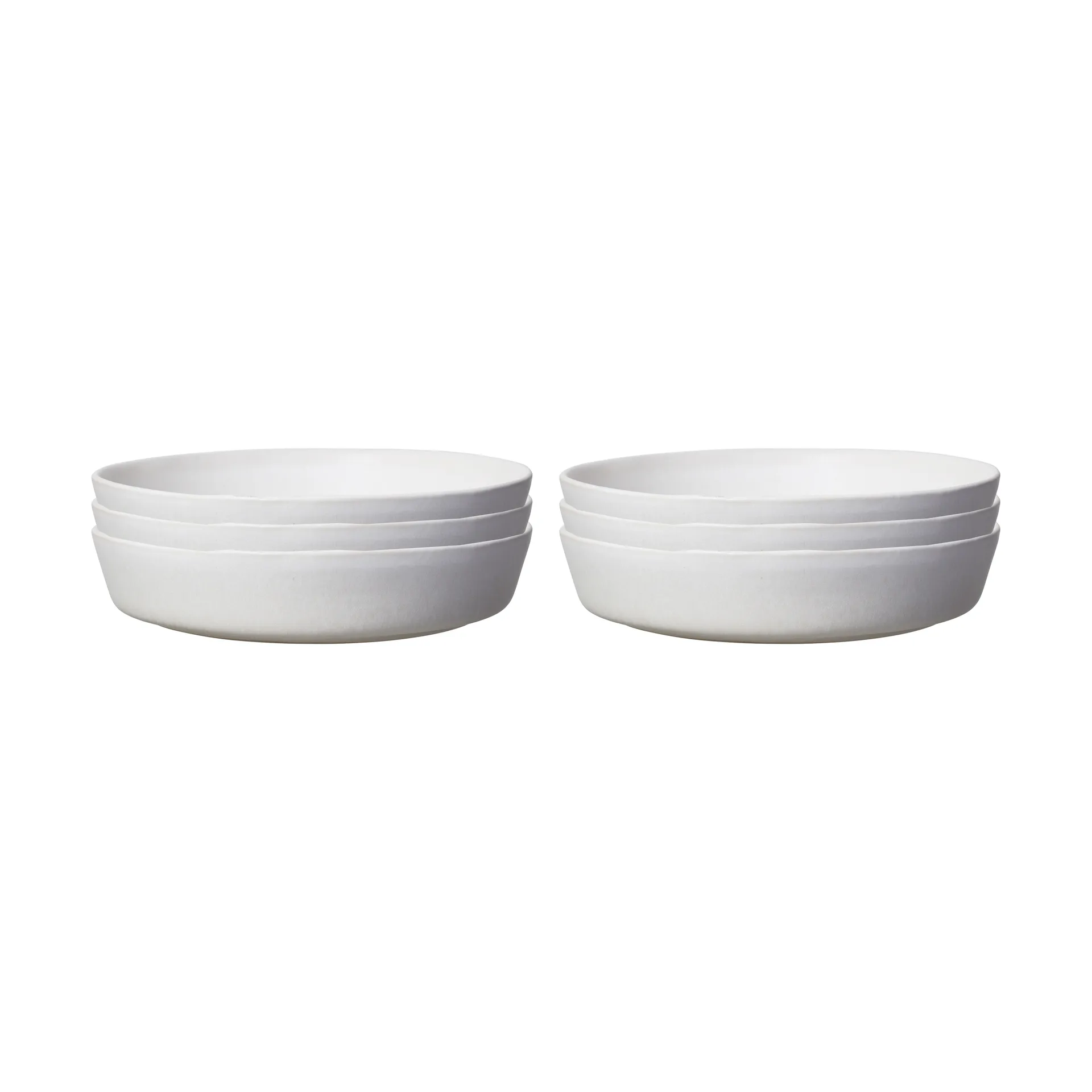 Sandsbro piatto pasta bianco sporco, Ø23 cm, set da 6,  Scandi Living