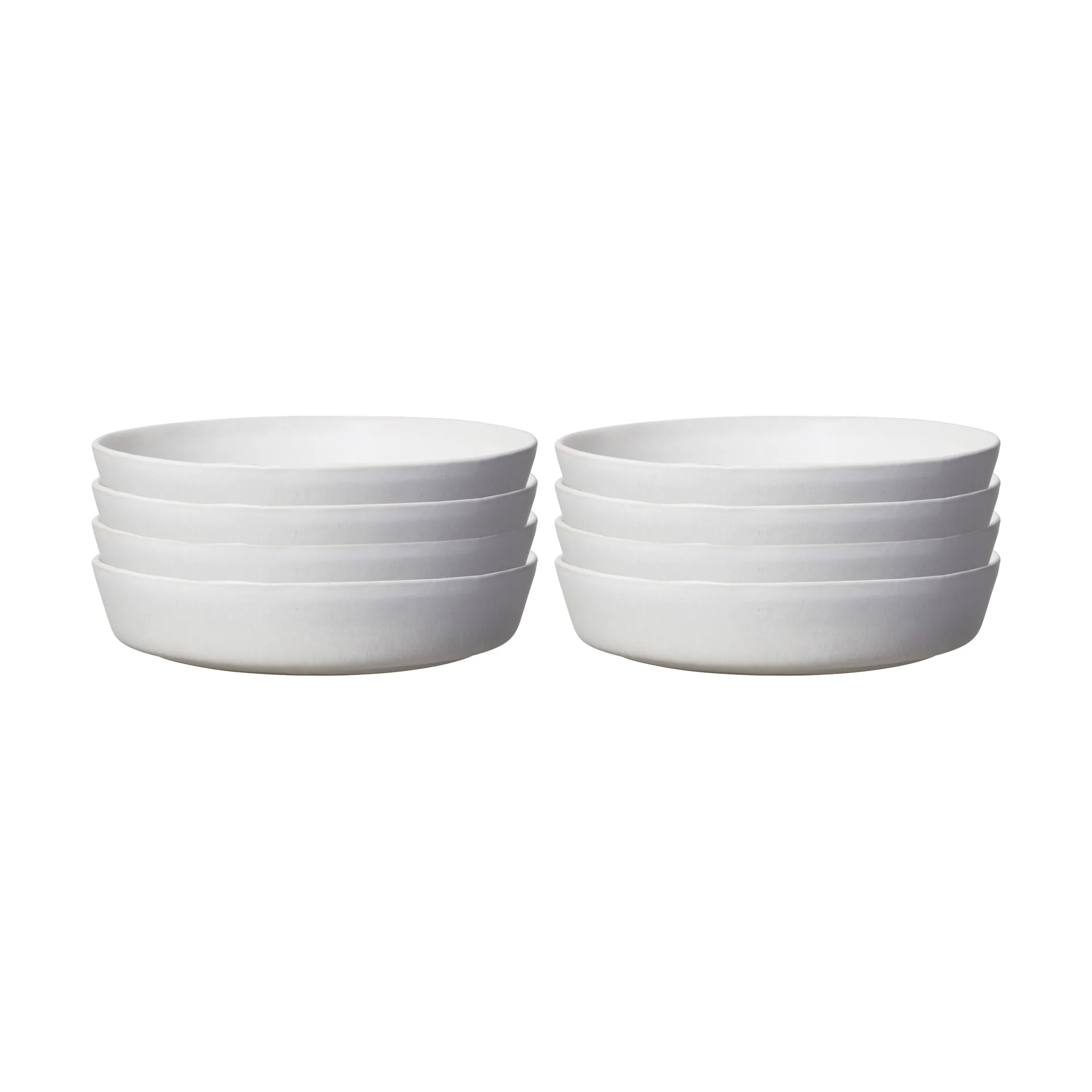 Sandsbro piatto pasta bianco sporco, Ø23 cm, set da 8 Scandi Living