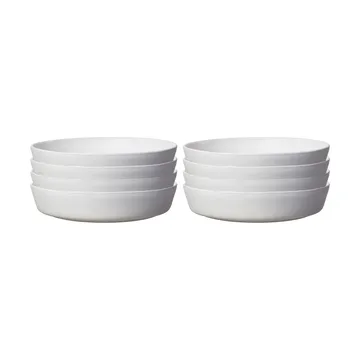 Sandsbro piatto pasta bianco sporco, Ø23 cm, set da 8 - Scandi Living