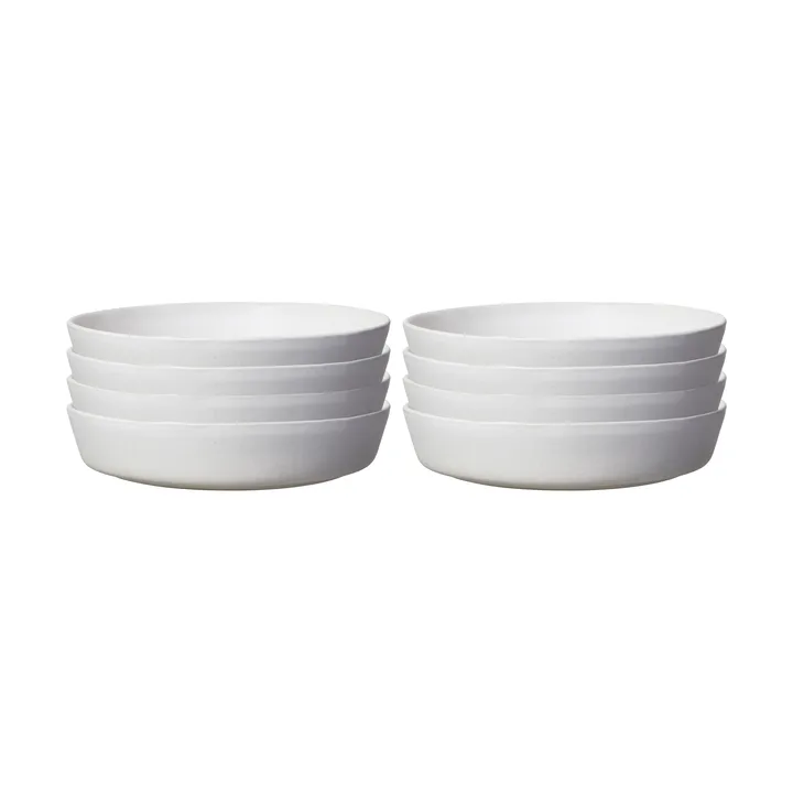 Sandsbro piatto pasta bianco sporco, Ø23 cm, set da 8 - Scandi Living