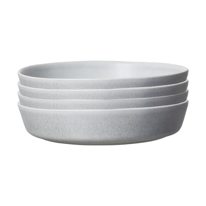 Sandsbro piatto pasta grigio chiaro, Ø23 cm, set da 4 - Scandi Living
