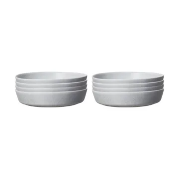 Sandsbro piatto pasta grigio chiaro, Ø23 cm, set da 6 - Scandi Living