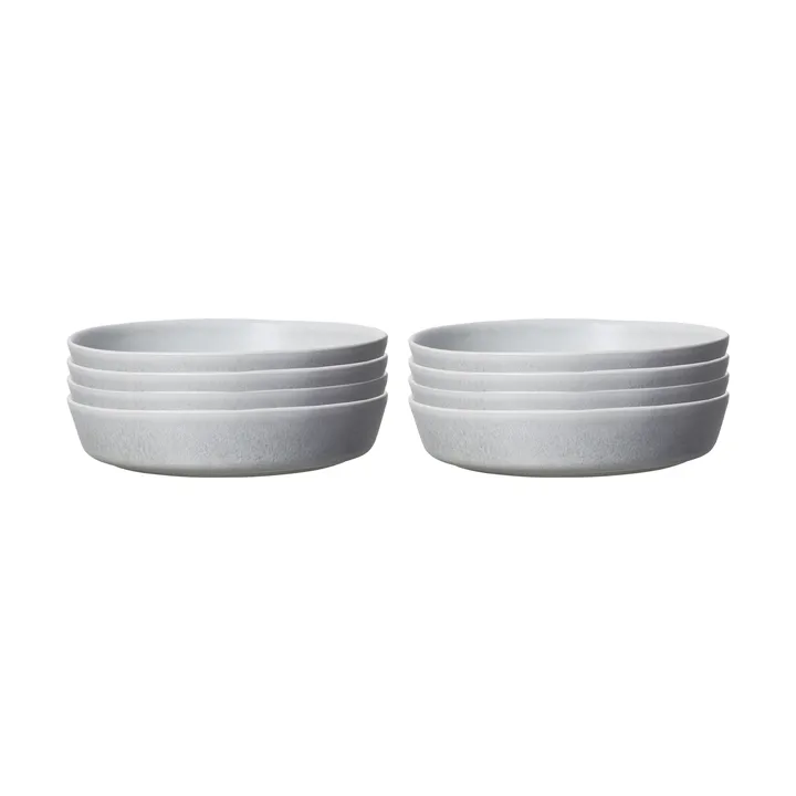 Sandsbro piatto pasta grigio chiaro, Ø23 cm, set da 6 - Scandi Living