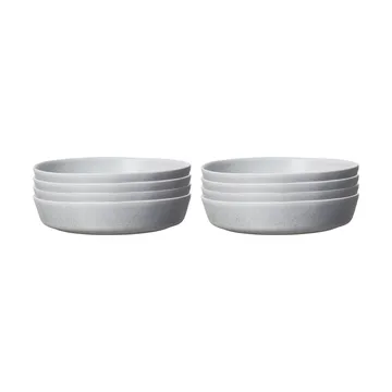 Sandsbro piatto pasta grigio chiaro, Ø23 cm, set da 8 - Scandi Living
