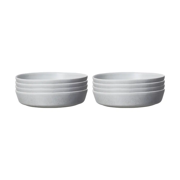 Sandsbro piatto pasta grigio chiaro, Ø23 cm, set da 8 - Scandi Living