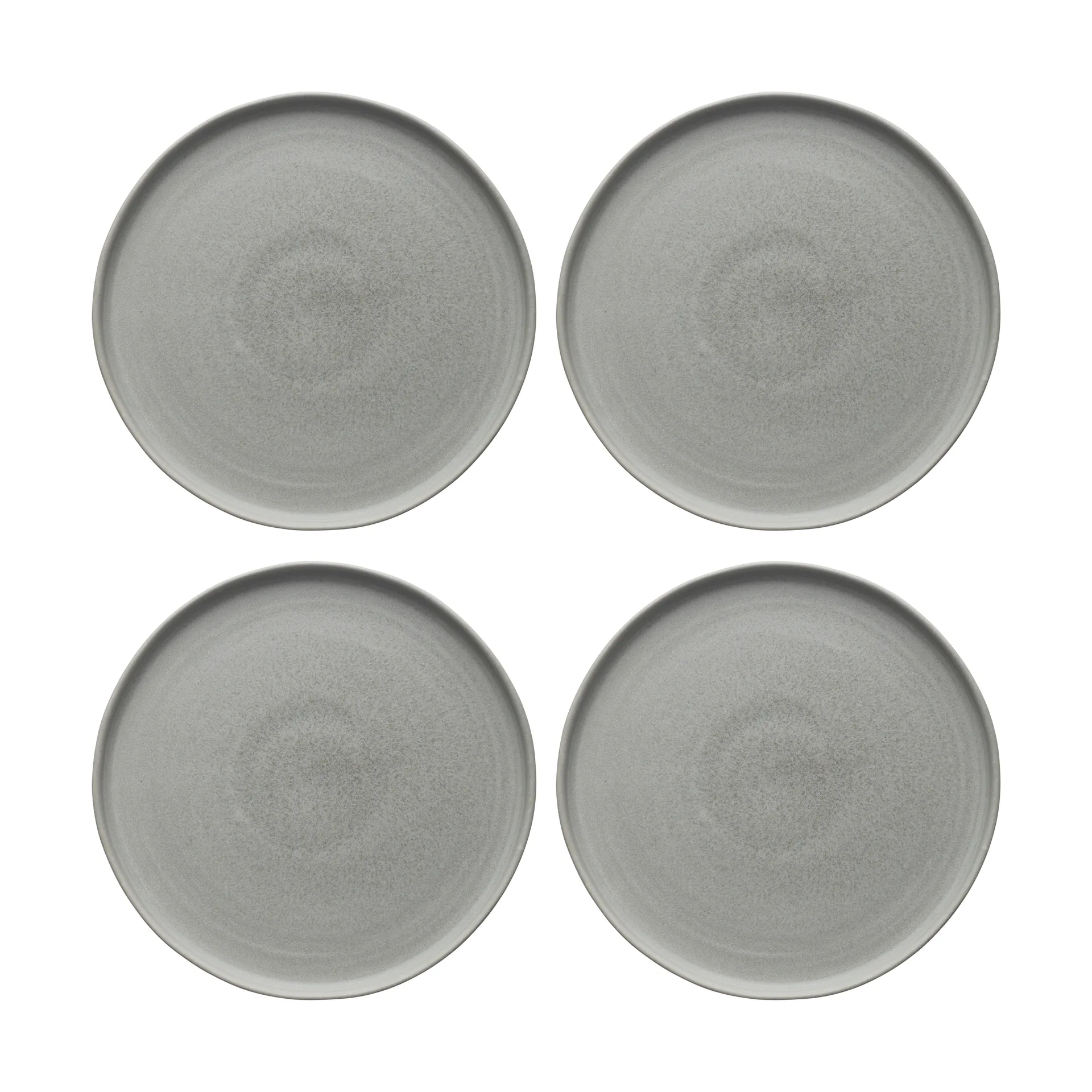 Sandsbro piatto piano grigio chiaro, Ø26 cm, set da 4,  Scandi Living